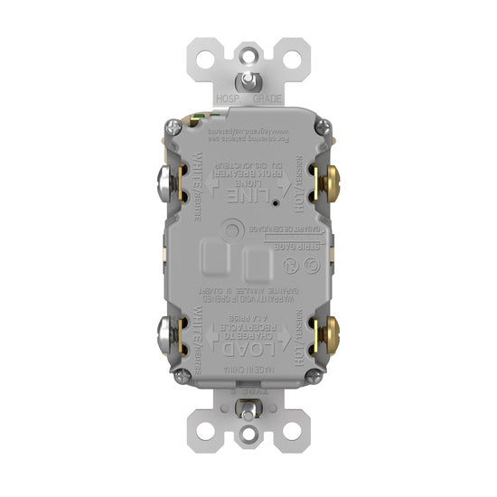Legrand 2097-TRLA | Radiant Collection | Radiant Spec-Grade 20A Tamper-Resistant Self-Test GFCI Receptacle, Light Almond