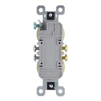 Legrand 3232-TRLA | Pass and Seymour | 15A/125V TradeMaster Tamper-Resistant Duplex Receptacle, Light Almond