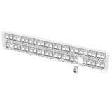 Legrand SPKFBU48-W | TechChoice - 48-Port - Front-Loading Keystone Panel with Removable Bezels - Label/Icon Field - Flat - 1RU - White
