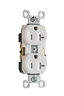 Legrand TR5352-I | Pass and Seymour | TR5352I Tamper-Resistant Specification Grade Receptacle, Back & Side Wire, 20A, 125V, Ivory