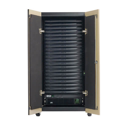Tripp-Lite MDA1F21UPX00001 | EdgeReady Micro Data Center, 21U, Quiet, 3 kVA UPS, Network Management and PDU, 120V Assembled/Tested Unit