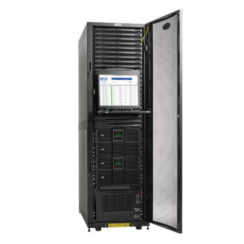 Tripp-Lite MDA1F38UPX00001 | EdgeReady Micro Data Center - 38U, (2) 3 kVA UPS Systems (N+N), Network Management and Dual PDUs, 120V Assembled/Tested Unit