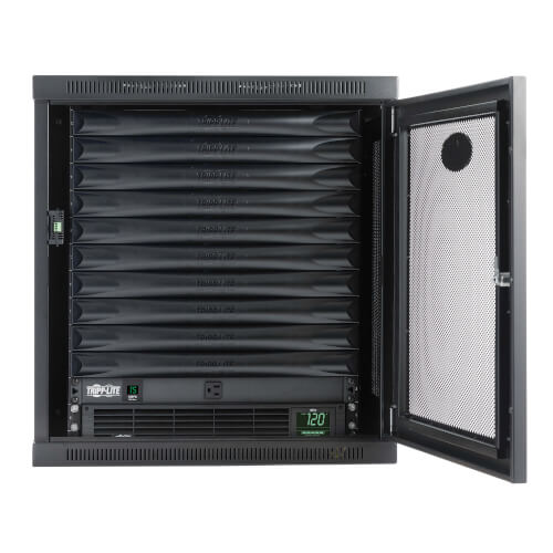 Tripp-Lite MDK1W09UPX00000 | EdgeReady Micro Data Center - 9U, Wall-Mount, 1.5 kVA UPS, Network Management and PDU, 120V Kit
