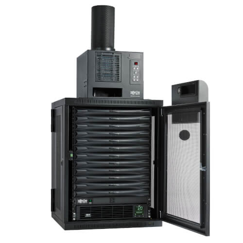 Tripp-Lite MDK1W12UPX00000 | EdgeReady Micro Data Center - 12U, Wall-Mount, 1.5 kVA UPS, Network Management and PDU, 120V Kit