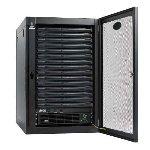 Tripp-Lite MDK1W15UPX00000 | EdgeReady Micro Data Center - 15U, Heavy-Duty, Wall-Mount, 3 kVA UPS, Network Management and PDU, 120V Kit
