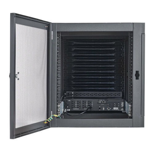 Tripp-Lite MDK2W09UPX00001 | EdgeReady Micro Data Center - 9U, Heavy-Duty, Wall-Mount, 1.5 kVA UPS, Network Management and PDU, 230V Kit