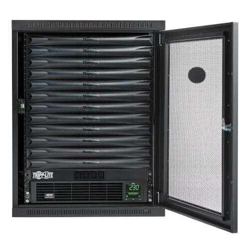 Tripp-Lite MDK2W12UPX00000 | EdgeReady Micro Data Center - 12U, Wall-Mount, 1.5 kVA UPS, Network Management and PDU, 230V Kit