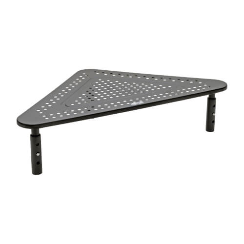 Tripp-Lite MR1220M | Monitor Riser for Desk, 12 x 20 in. - Height Adjustable, Corner, Metal, Black