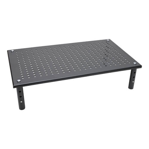 Tripp-Lite MR1812M | Monitor Riser for Desk, 18 x 11 in. - Height Adjustable, Metal, Black
