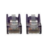 Tripp-Lite N001-003-PU | Cat5e 350 MHz Snagless Molded (UTP) Ethernet Cable (RJ45 M/M) - Purple, 3 ft. (0.91 m)