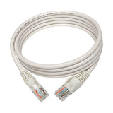 Tripp-Lite N001-005-WH | Cat5e 350 MHz Snagless Molded (UTP) Ethernet Cable (RJ45 M/M) - White, 5 ft. (1.52 m)