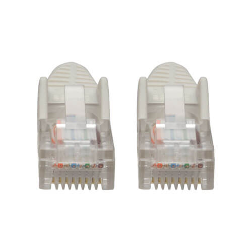 Tripp-Lite N001-005-WH | Cat5e 350 MHz Snagless Molded (UTP) Ethernet Cable (RJ45 M/M) - White, 5 ft. (1.52 m)