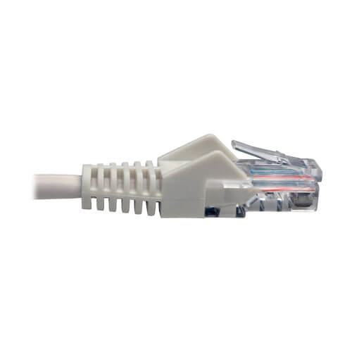 Tripp-Lite N001-005-WH | Cat5e 350 MHz Snagless Molded (UTP) Ethernet Cable (RJ45 M/M) - White, 5 ft. (1.52 m)