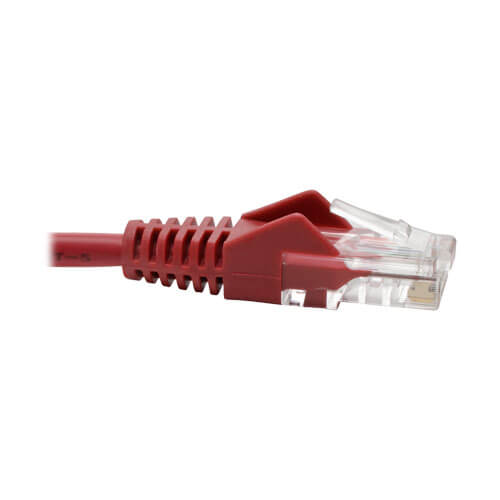 Tripp-Lite N001-006-RD | Cat5e 350 MHz Snagless Molded (UTP) Ethernet Cable (RJ45 M/M) - Red, 6 ft. (1.83 m)