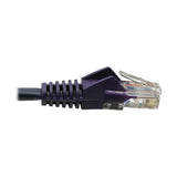 Tripp-Lite N001-025-PU | Cat5e 350 MHz Snagless Molded (UTP) Ethernet Cable (RJ45 M/M) - Purple, 25 ft. (7.62 m)