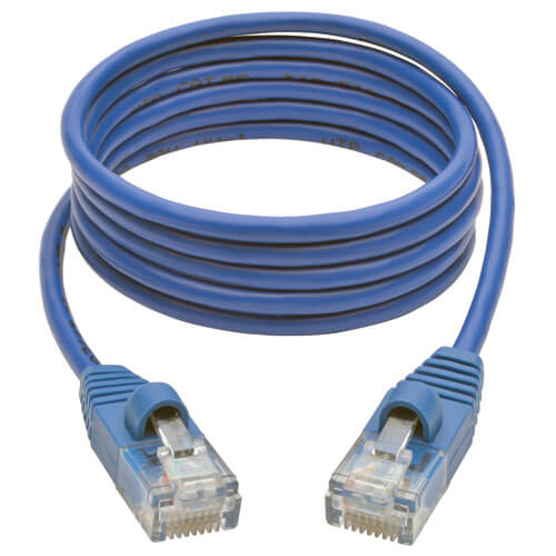 Tripp-Lite N001-S04-BL | Cat5e 350 MHz Snagless Molded Slim (UTP) Ethernet Cable (RJ45 M/M) - Blue, 4 ft. (1.22 m)