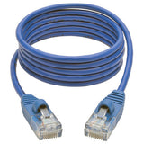 Tripp-Lite N001-S04-BL | Cat5e 350 MHz Snagless Molded Slim (UTP) Ethernet Cable (RJ45 M/M) - Blue, 4 ft. (1.22 m)