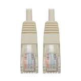 Tripp-Lite N002-001-WH | Cat5e 350 MHz Molded (UTP) Ethernet Cable (RJ45 M/M) - White, 1 ft. (0.31 m)