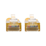 Tripp-Lite N002-002-YW | Cat5e 350 MHz Molded (UTP) Ethernet Cable (RJ45 M/M) - Yellow, 2 ft. (0.61 m)