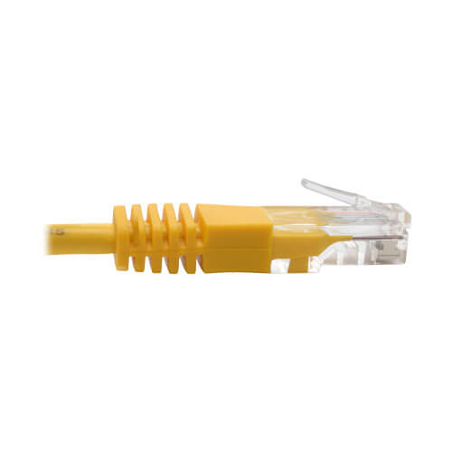 Tripp-Lite N002-002-YW | Cat5e 350 MHz Molded (UTP) Ethernet Cable (RJ45 M/M) - Yellow, 2 ft. (0.61 m)