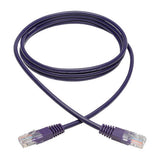Tripp-Lite N002-006-PU | Cat5e 350 MHz Molded (UTP) Ethernet Cable (RJ45 M/M) - Purple, 6 ft. (1.83 m)