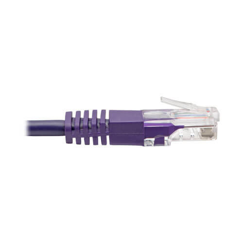 Tripp-Lite N002-006-PU | Cat5e 350 MHz Molded (UTP) Ethernet Cable (RJ45 M/M) - Purple, 6 ft. (1.83 m)