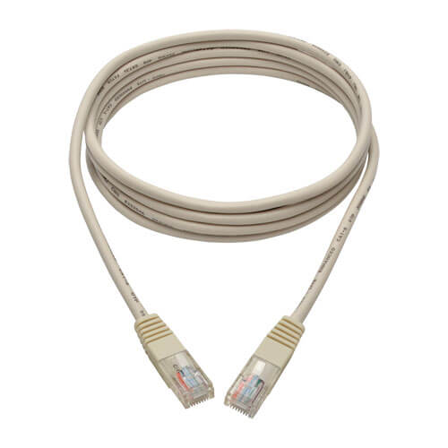 Tripp-Lite N002-007-WH | Cat5e 350 MHz Molded (UTP) Ethernet Cable (RJ45 M/M) - White, 7 ft. (2.13 m)