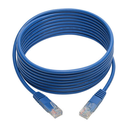 Tripp-Lite N002-012-BL | Cat5e 350 MHz Molded (UTP) Ethernet Cable (RJ45 M/M) - Blue, 12 ft. (3.66 m)