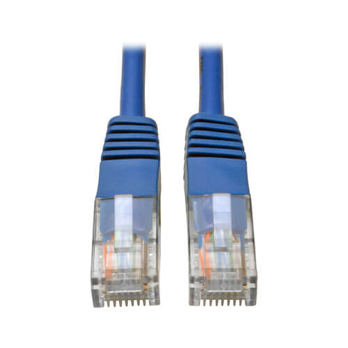Tripp-Lite N002-014-BL | Cat5e 350 MHz Molded (UTP) Ethernet Cable (RJ45 M/M) - Blue, 14 ft. (4.27 m)