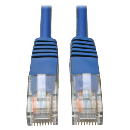 Tripp-Lite N002-030-BL | Cat5e 350 MHz Molded (UTP) Ethernet Cable (RJ45 M/M) - Blue, 30 ft. (9.14 m)
