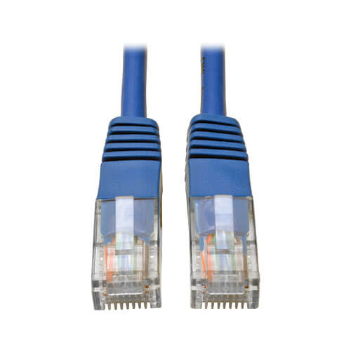 Tripp-Lite N002-075-BL | Cat5e 350 MHz Molded (UTP) Ethernet Cable (RJ45 M/M) - Blue, 75 ft. (22.86 m)