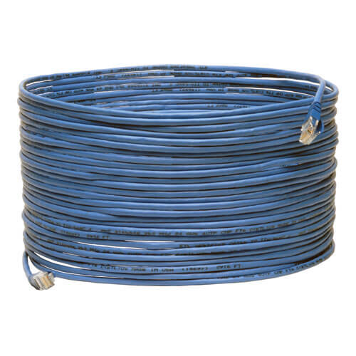 Tripp-Lite N003-075-BL-P | Cat5e 350 MHz Snagless (UTP) Ethernet Cable (RJ45 M/M ) - Plenum Rated, Blue, 75 ft. (22.86 m)