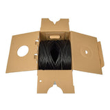 Tripp-Lite N022-01K-BK | Cat5e 350 MHz Solid-Core (UTP) PVC Bulk Ethernet Cable - Black, 1000 ft. (304.8 m), TAA