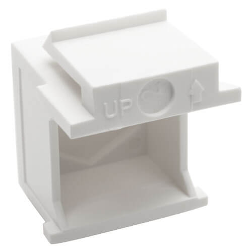 Tripp-Lite N040-010-WH | Snap-In Blank Keystone Jack Insert, White, 10 Pack, TAA