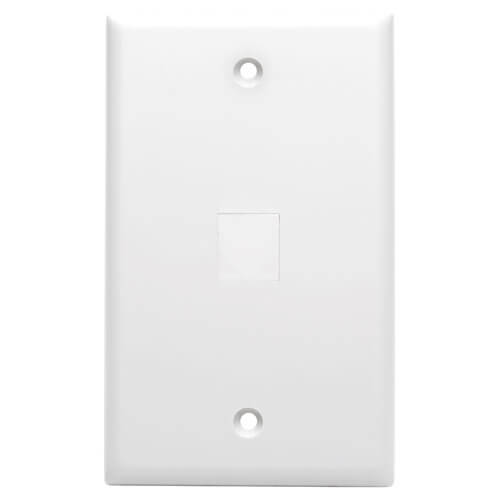 Tripp-Lite N040-010-WH | Snap-In Blank Keystone Jack Insert, White, 10 Pack, TAA
