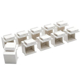 Tripp-Lite N040-010-WH | Snap-In Blank Keystone Jack Insert, White, 10 Pack, TAA