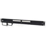 Tripp-Lite N052-012 | 12-Port 1U Rack-Mount Cat5e 110 Patch Panel, 568B, RJ45 Ethernet, TAA