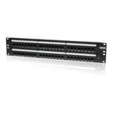 Tripp-Lite N052-048 | 48-Port 2U Rack-Mount Cat5e 110 Patch Panel, 568B, RJ45 Ethernet, TAA