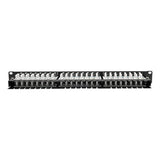 Tripp-Lite N052-048-1U | 48-Port 1U Rack-Mount High-Density UTP 110-Type Patch Panel, RJ45 Ethernet, 568B, Cat5/5e, TAA
