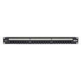 Tripp-Lite N052-P24 | Cat5e 24-Port Patch Panel - PoE+ Compliant, 110/Krone, 568A/B, RJ45 Ethernet, 1U Rack-Mount, TAA