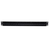 Tripp-Lite N054-024 | 24-Port 1U Rack-Mount Cat5e Feedthrough Patch Panel, RJ45 Ethernet, TAA