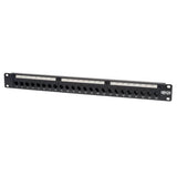 Tripp-Lite N054-024 | 24-Port 1U Rack-Mount Cat5e Feedthrough Patch Panel, RJ45 Ethernet, TAA