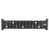 Tripp-Lite N062-024-KJ | 24-Port 2U Rack-Mount Unshielded Blank Keystone/Multimedia Patch Panel, RJ45 Ethernet, USB, HDMI, Cat5e/6