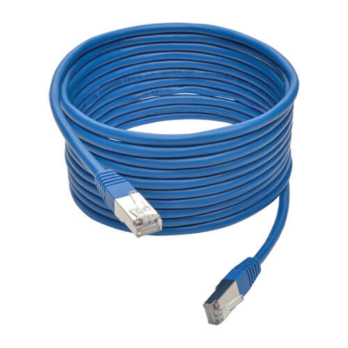 Tripp-Lite N105-015-BL | Cat5e 350 MHz Molded Shielded (STP) Ethernet Cable (RJ45 M/M), Blue, 15 ft. (4.57 m)