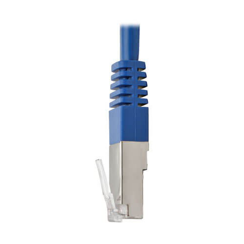 Tripp-Lite N105-015-BL | Cat5e 350 MHz Molded Shielded (STP) Ethernet Cable (RJ45 M/M), Blue, 15 ft. (4.57 m)