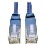 Tripp-Lite N200-001-BL | Cat6 Gigabit Molded (UTP) Ethernet Cable (RJ45 M/M), Blue, 1 ft. (0.31 m)