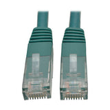 Tripp-Lite N200-002-GN | Cat6 Gigabit Molded (UTP) Ethernet Cable (RJ45 M/M), Green, 2 ft. (0.61 m)