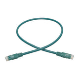 Tripp-Lite N200-002-GN | Cat6 Gigabit Molded (UTP) Ethernet Cable (RJ45 M/M), Green, 2 ft. (0.61 m)
