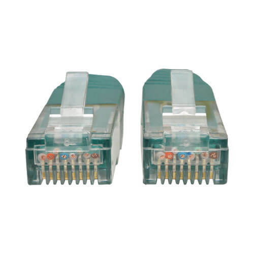 Tripp-Lite N200-002-GN | Cat6 Gigabit Molded (UTP) Ethernet Cable (RJ45 M/M), Green, 2 ft. (0.61 m)