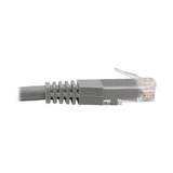 Tripp-Lite N200-002-GY | Cat6 Gigabit Molded (UTP) Ethernet Cable (RJ45 M/M), Gray, 2 ft. (0.61 m)